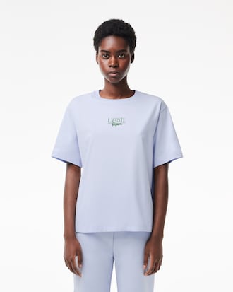 Remera De Jersey Grueso Con Estampa Iconica