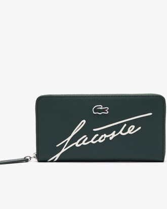 Carteira L.12.12 estampada com z&iacute;per