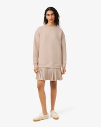 Vestido tipo buzo de algod&oacute;n oversize