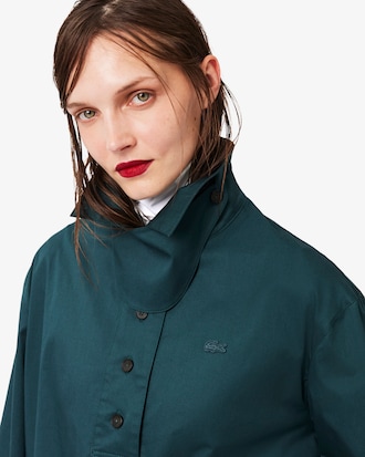 Mini vestido de sarga oversize Runway
