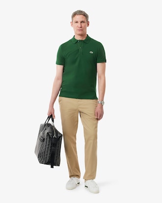Polo Slim Fit L.12.12 em Piqu&eacute;