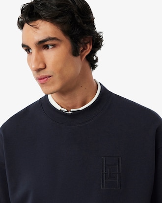 Embroidered Fleece Sweatshirt