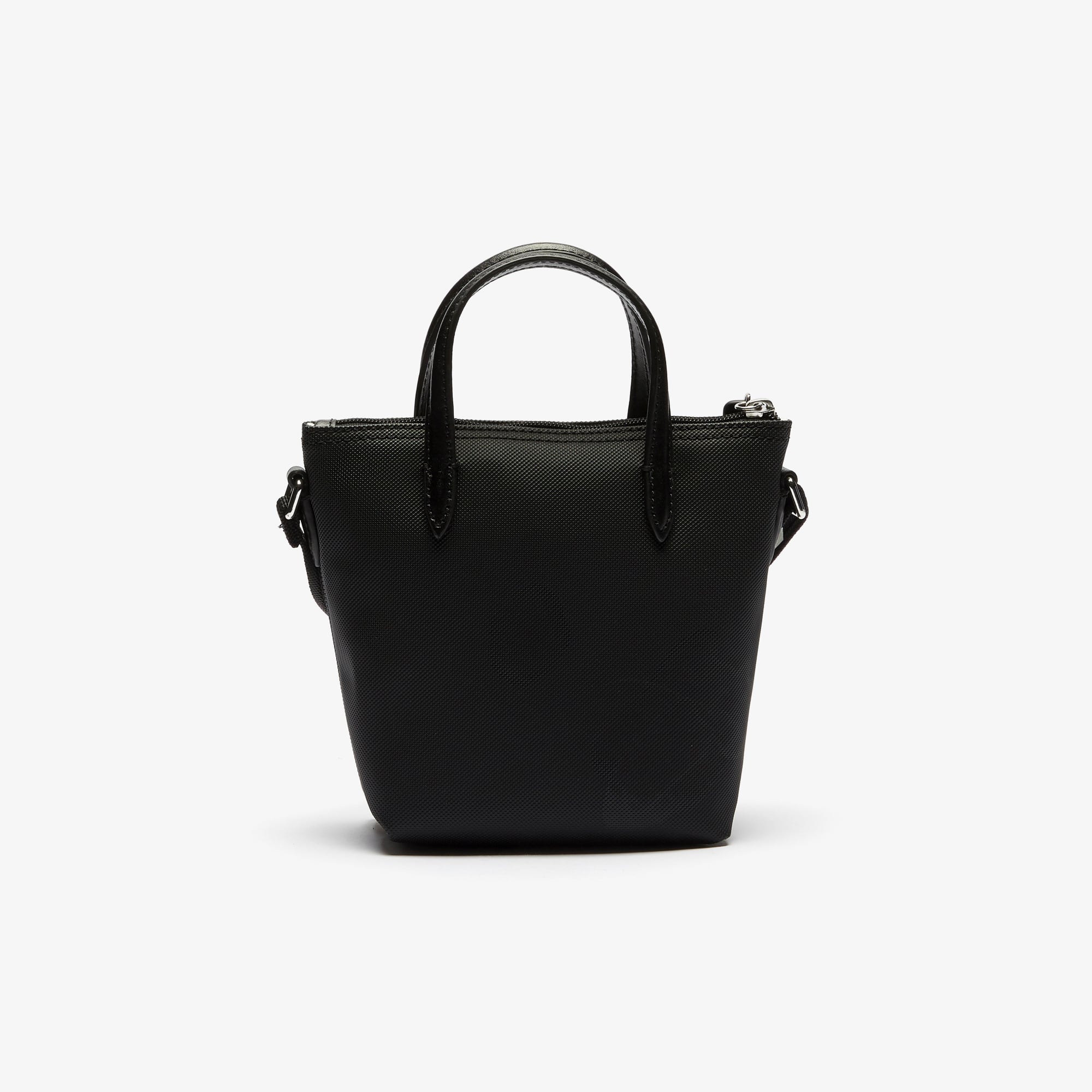 Mini Bolsa Tote Lacoste L.12.12 com Alça Removível preta