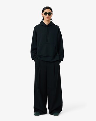 Moletom com Capuz Bordado com Crocodilo