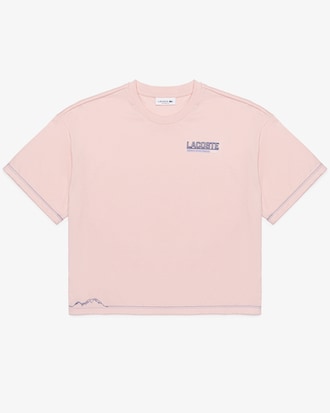 Camiseta Feminina de Malha em Modelagem Solta