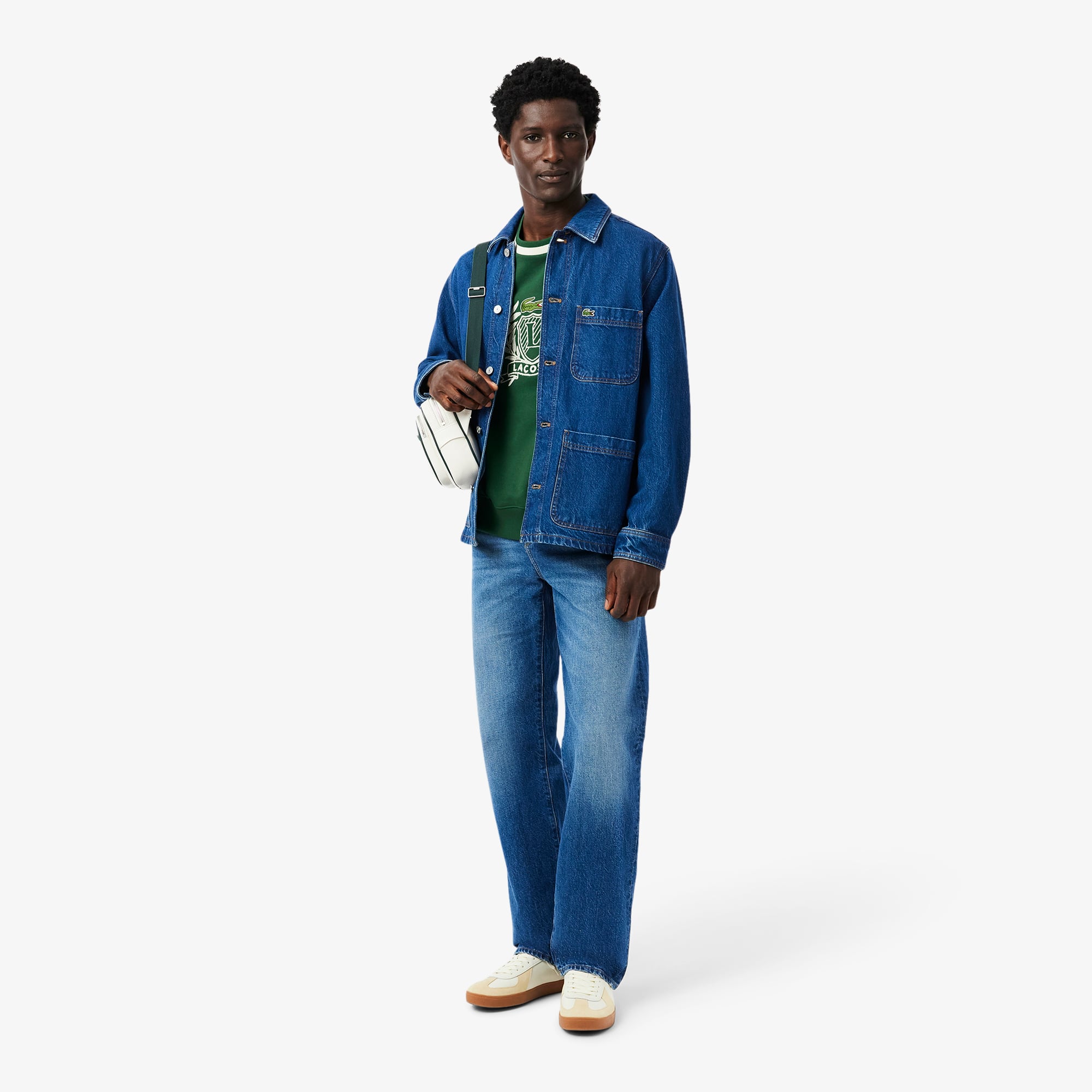 Tênis Vintage Baseshot Pro Masculino em Couro Lacoste