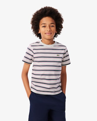 Camiseta Listrada de Algod&atilde;o