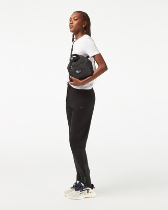 Bolsa bucket feminina Lacoste em fibra reciclada