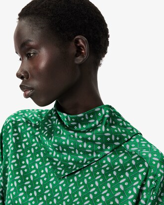 Camisa Oversize Estampada de Pasarela