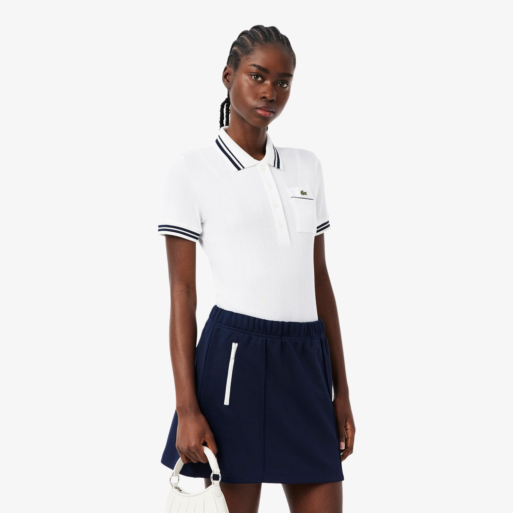 Polo Canelada Fabricada na França — Modelagem ajustada - Polos