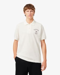 Polo de petit piqu&eacute; de corte cl&aacute;sico bordado