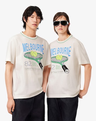 Remera con estampado de tenis Runway