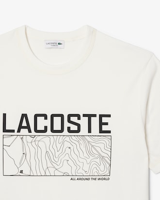 Remera de Algodón Estampada de Peso Medio