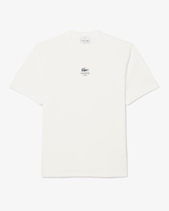 Camiseta em Algod&atilde;o com Estampa Assinada