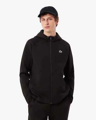 Moletom com Capuz e Z&iacute;per Sport Stretch
