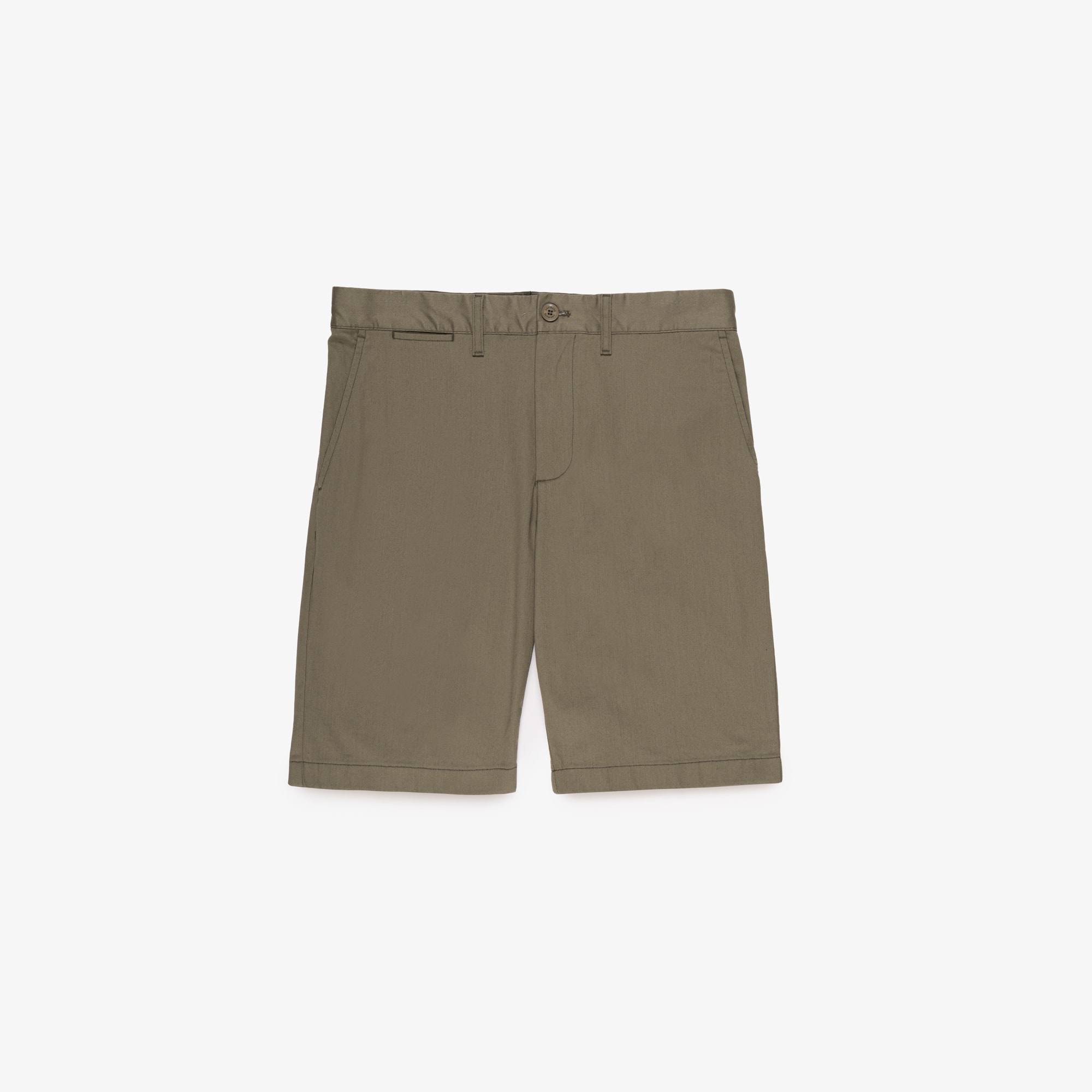 Bermuda Slim Masculina Lacoste em Gabardine Stretch Slim Fit