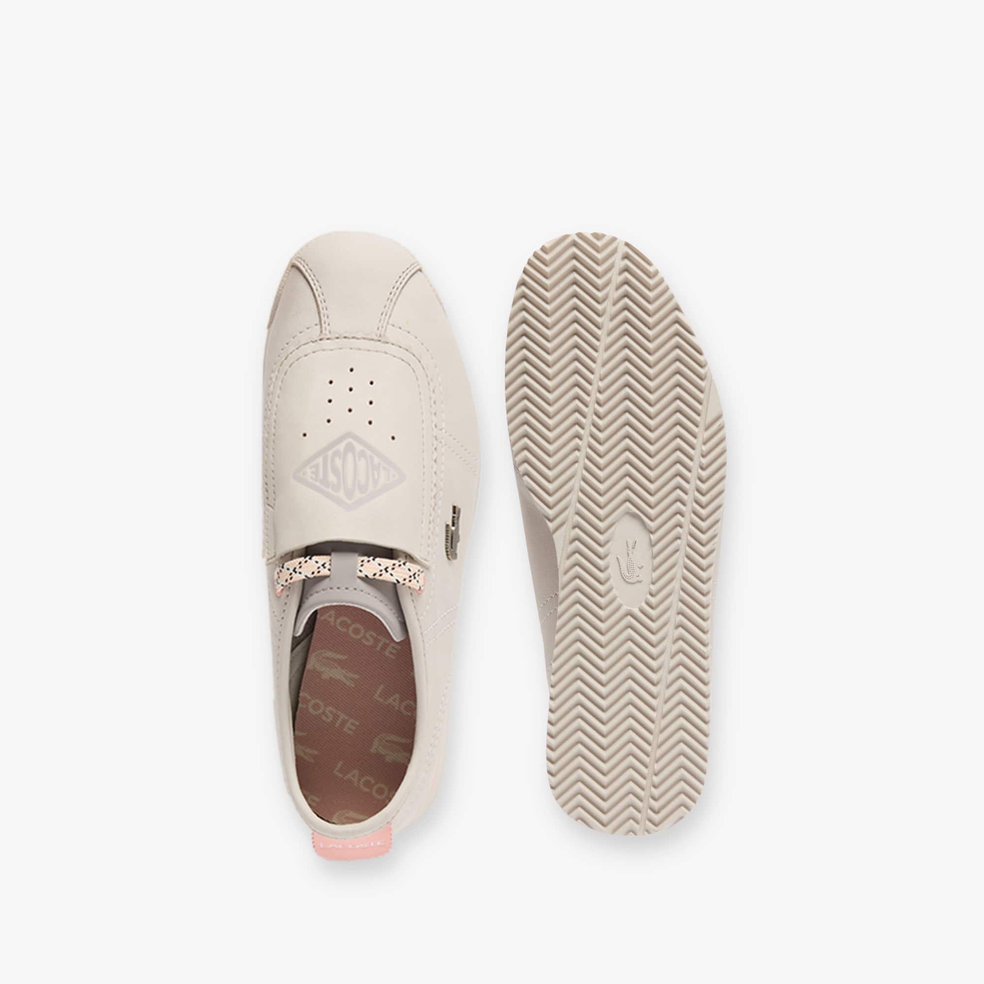 Tênis Feminino Club-Low de Couro Slip-On - Tênis Feminino