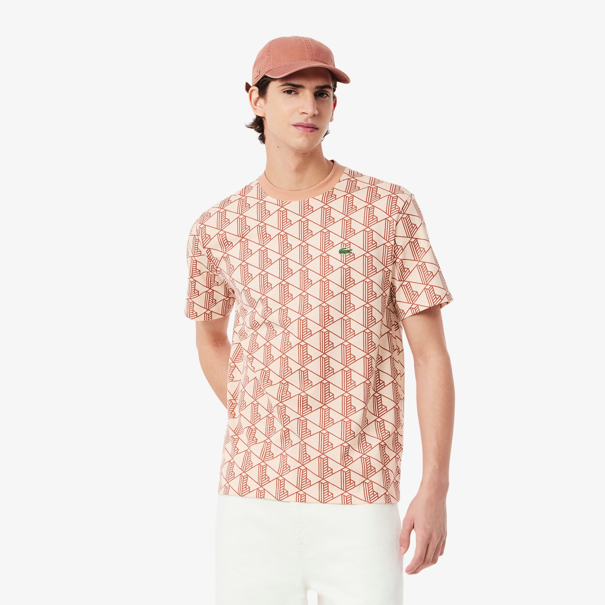 Camisa de Malha Lacoste com Monograma