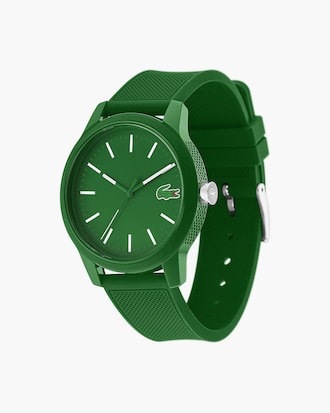 Rel&oacute;gio masculino Lacoste 12.12 com pulseira verde de silicone