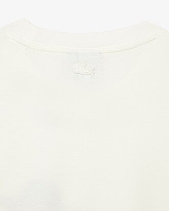 Remera de algod&oacute;n org&aacute;nico Lacoste x Netflix para hombre