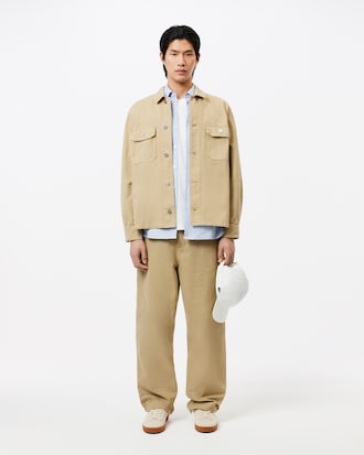 Camisa Rayada De Algodón Elastizado Al Cuerpo