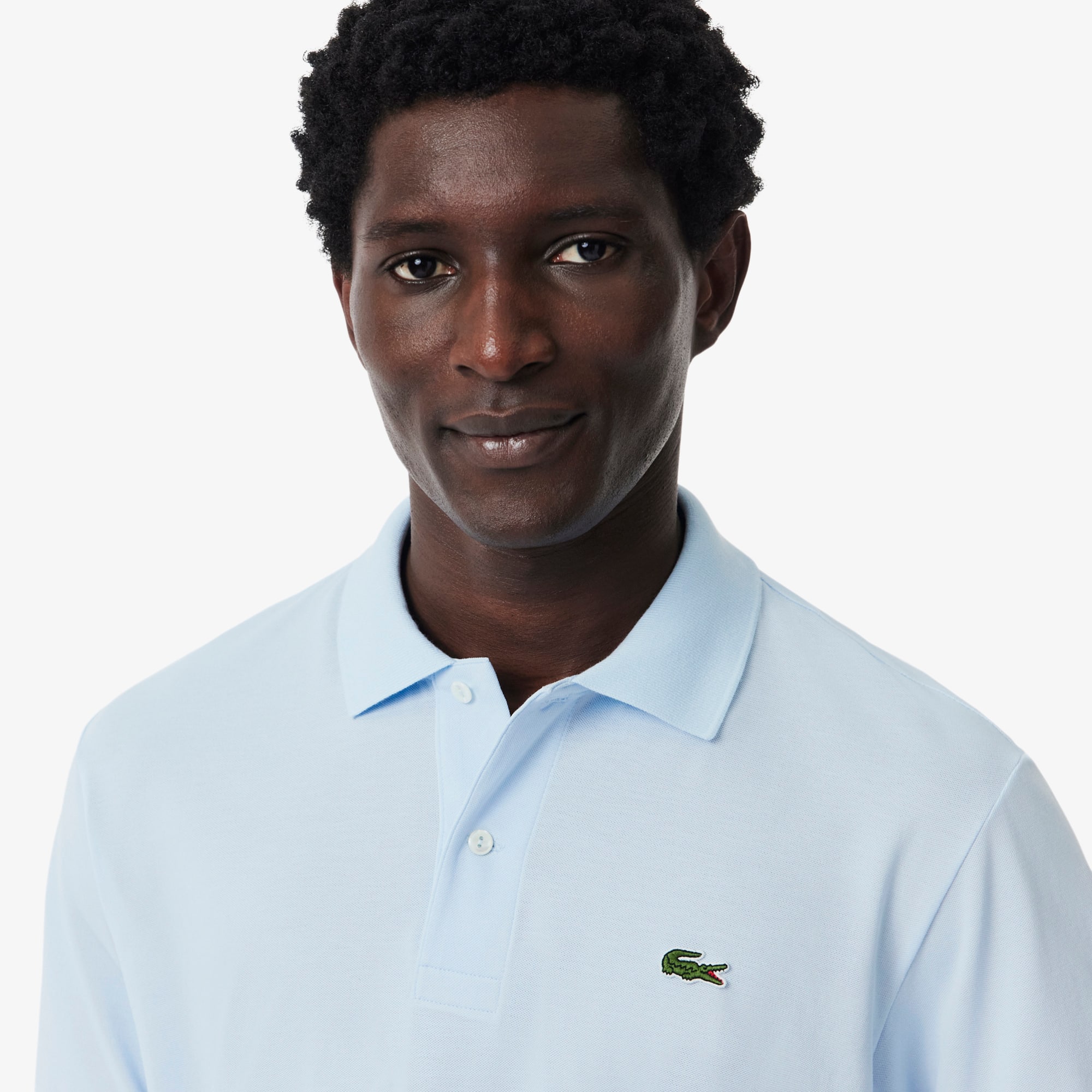 Camisa de Algodão Polo L.12.12 Light em Piqué Lacoste