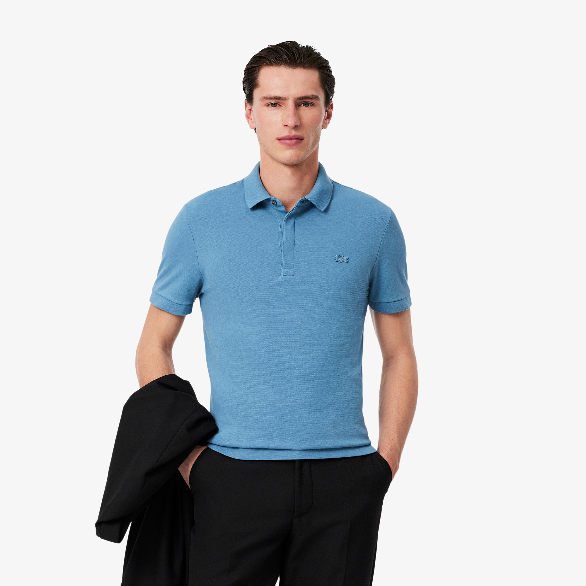 Polo Regular Fit Paris em Piqué Stretch - Lacoste - Novidades 2026