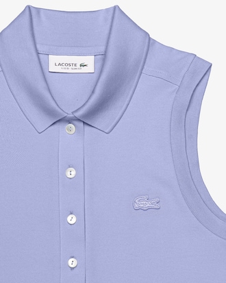 Polo L.12.D De Piqu&eacute; Elastizado Sin Mangas Slim Fit