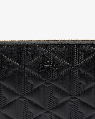 Billetera De Cuero Con Relieve Maheki