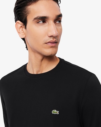 Camiseta de Algod&atilde;o Pima com Manga Longa