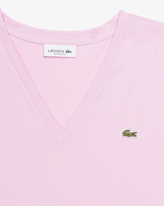 Remera de Algod&oacute;n Suave Cuello en V Fit Relax