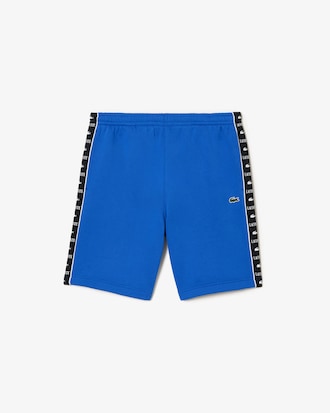 Bermuda Regular Fit com Listras de Logo em Fleece