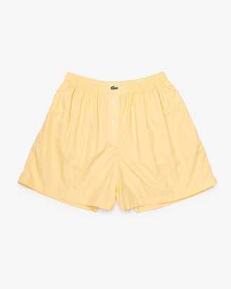 Shorts de Poplin de Algodón Wide Fit