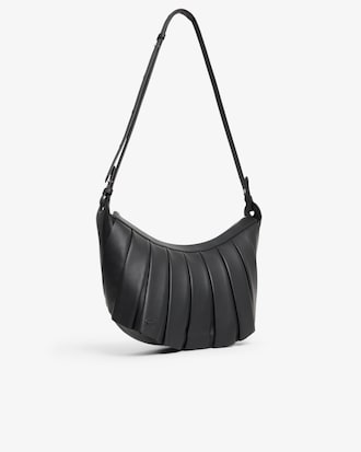 Cartera hobo de cuero mediana Lenglen