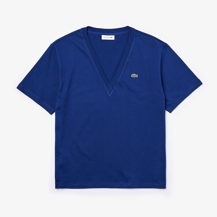 The new crocodile has inspired a lacoste collection. Remera De Mujer En Algodón Con Escote En V | LACOSTE