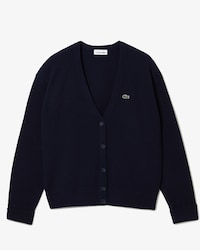 Cardigan De Lana Con Escote En V Fit Relajado