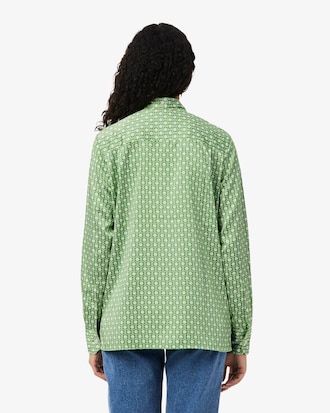 Camisa de corte regular con cuello amovible