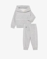 Conjunto de beb&eacute; de felpa estampada