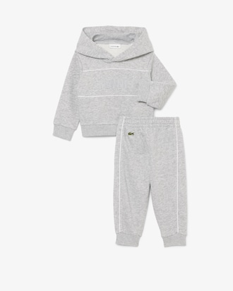 Conjunto de beb&eacute; de felpa estampada