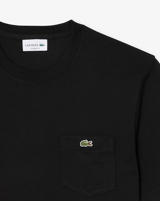 Camiseta de Algod&atilde;o com Bolso no Peito