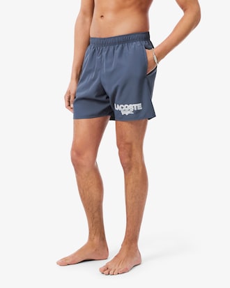 Traje de ba&ntilde;o de largo medio estampado