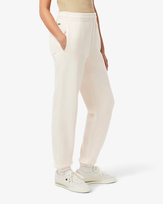 Pantalones De Algodón Con Logo Con Relieve