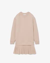 Oversized Cotton Sweatshirt Dress