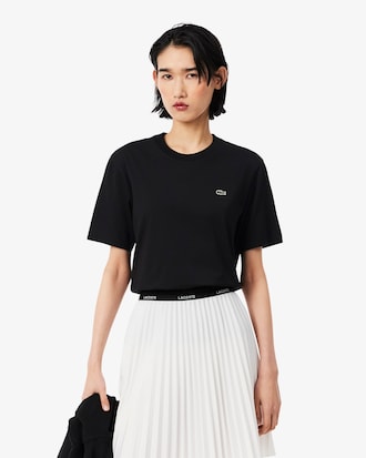 Camiseta de Algod&atilde;o com Caimento Relaxado