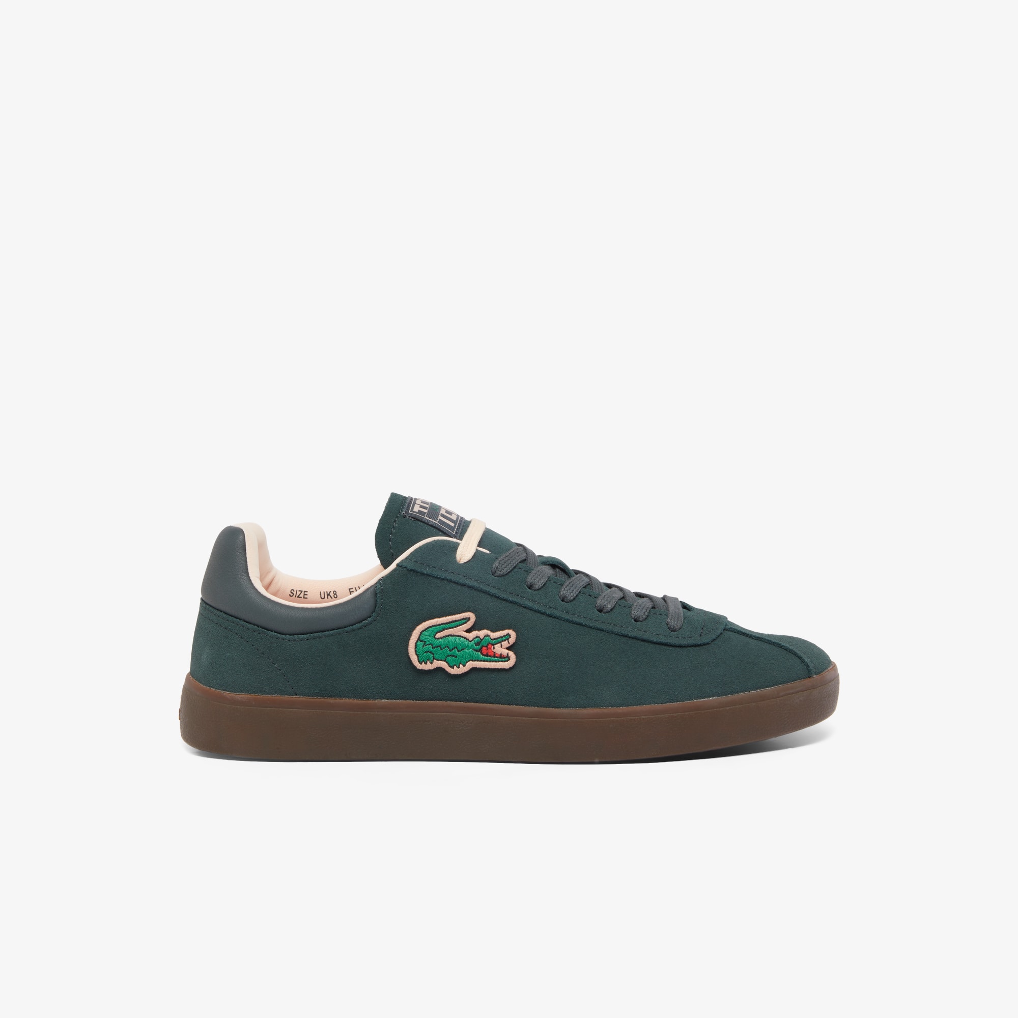 Tênis Casual Baseshot Lacoste Masculino em Carmuça Aveludada