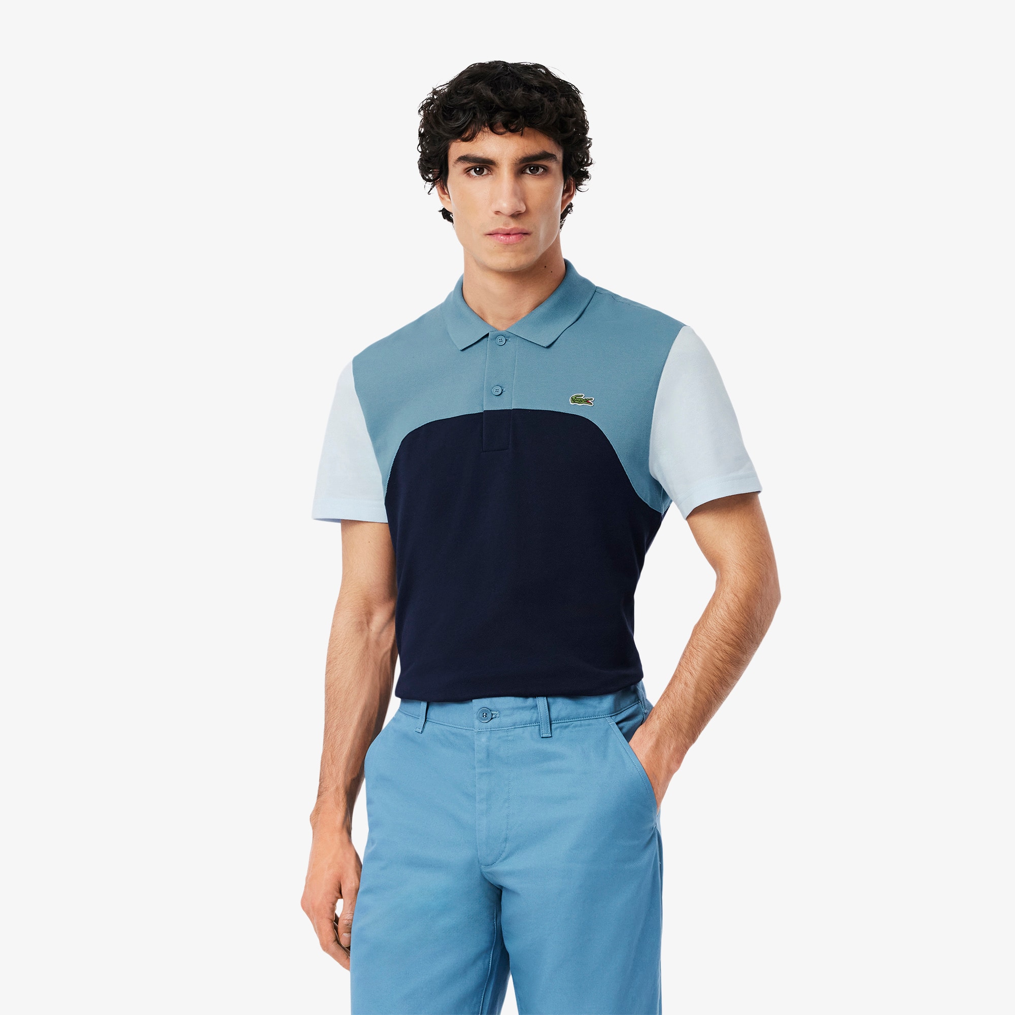 Lacoste Camisa Polo Masculina L.12.12 Colour-Block