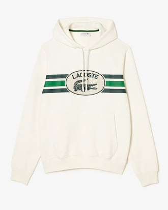 Buzo Loose Fit Con Capucha Y Monogram Estampado