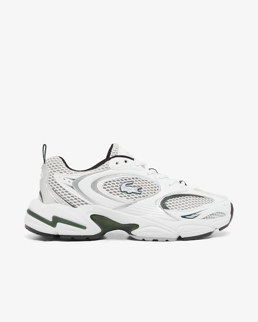 White & Dark Green