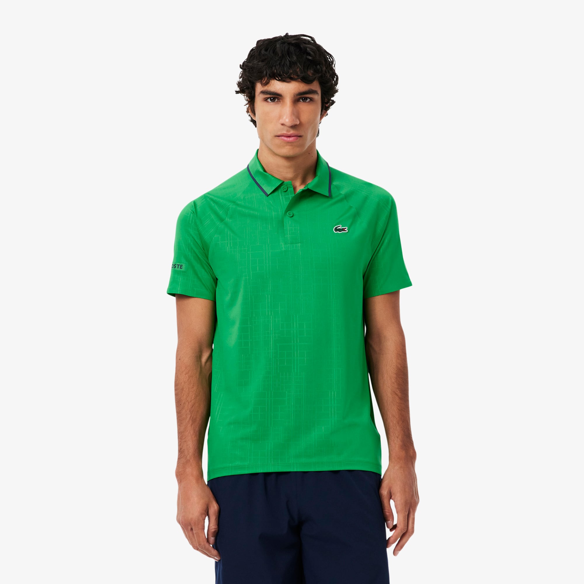 Polo Lacoste Tennis X Novak Djokovic em Malha Ultraleve