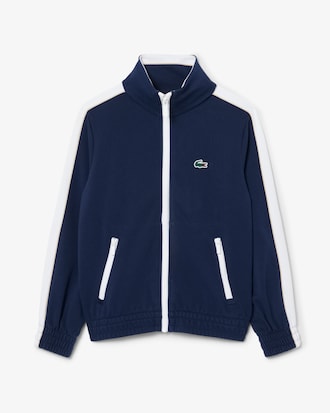 Buzo con cremallera deportiva de piqu&eacute; interlock